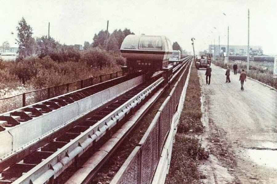Вагон ТП-05 — первый в СССР вагон на электромагнитной подвеске с линейным электроприводом